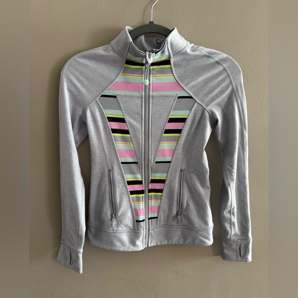 Ivivva Gray and Pink Jacket